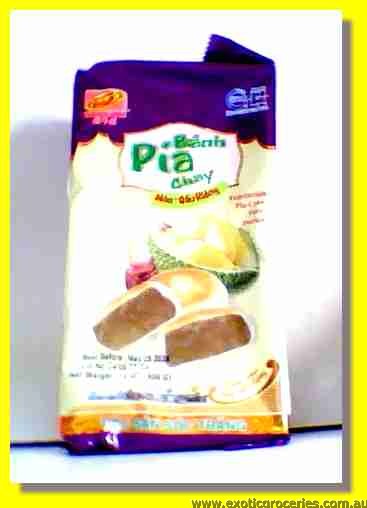 Frozen Vegetarian Pia Cake Taro & Durian Flavour