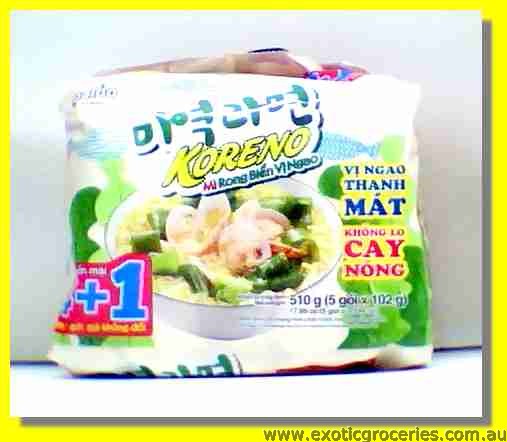 Koreno Instant Seaweed Noodle 5packs