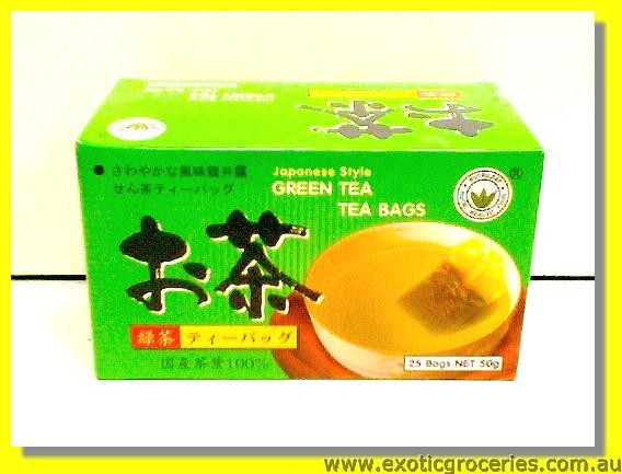 Japanese Style Camelia Green Tea Tea Bags 25bags