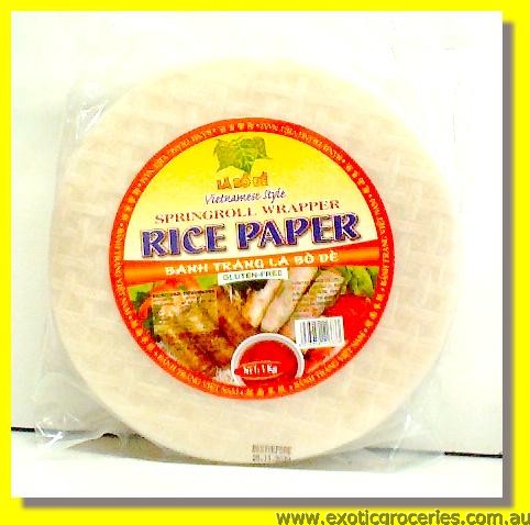 Vietnamese Style Rice Paper (Gluten Free)