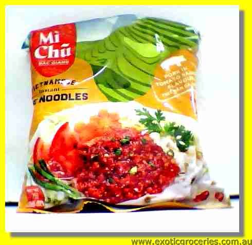 Mi Chu Instant Rice Noodles Pork in Tomato Sauce Flavour