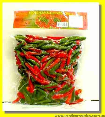 Frozen Small Mixed Chilli (Green & Red)