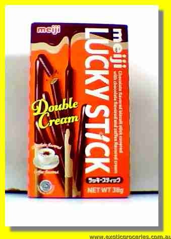 Lucky Sticks Double Cream Chocolate and Coffee Flavoured