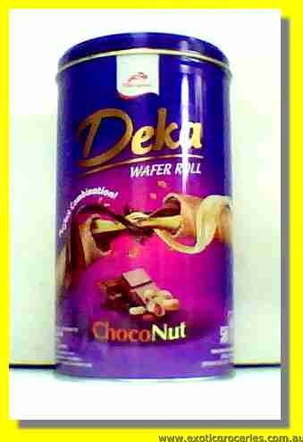 Deka Choco Nut Wafer Roll (Peanut)