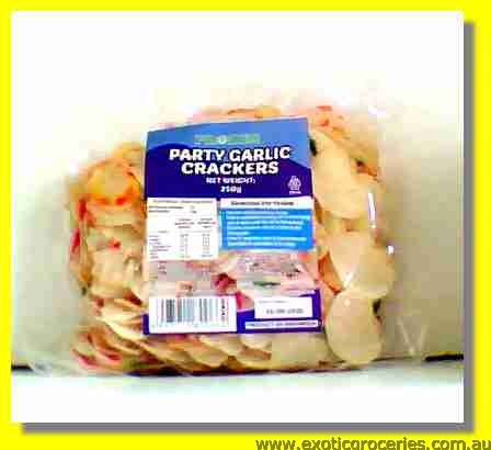 Party Garlic Crackers Uncooked