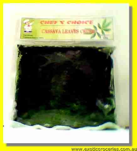 Frozen Cassava Leaves Crushed