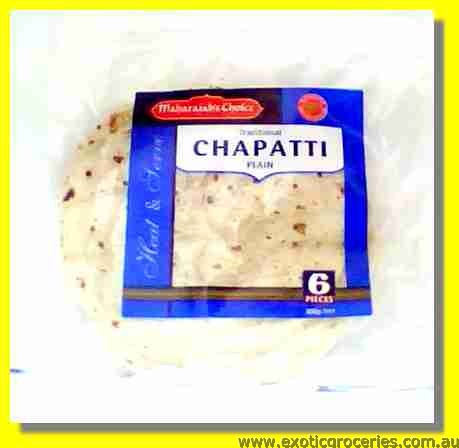 Traditional Chapatti Plain 6pcs