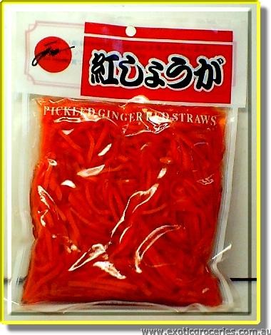 Pickled Ginger Red Straws