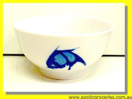 Blue Fish Bowl 4.5"