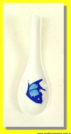 Blue Fish Spoon 5.5\"