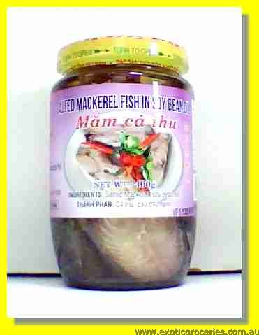 Salted Mackerel Fish in Soy Bean Oil