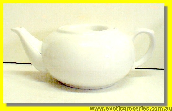 White Teapot 9.5inch