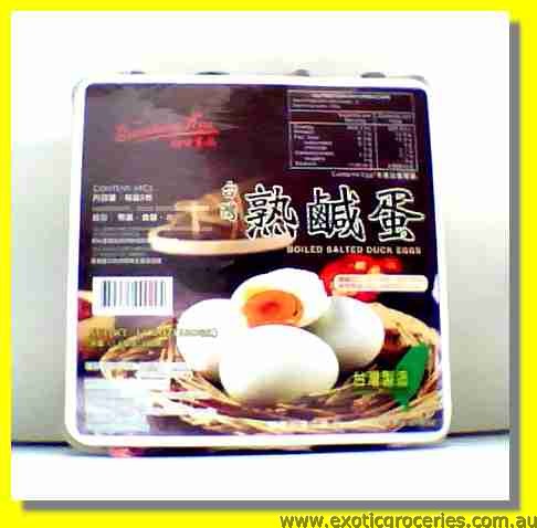 Boiled Salted Duck Eggs 6pcs