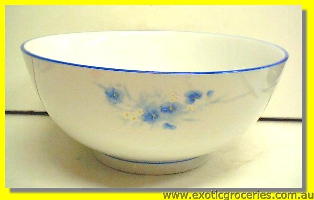 Blue Floral Bowl 9\'\' (HD106)
