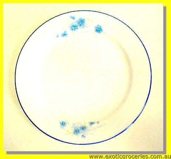 Blue Floral Soup Plate 10.25"