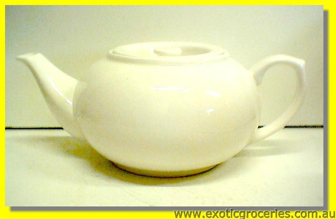 White Teapot 5.5" (White Persimmon Teapot) HD547