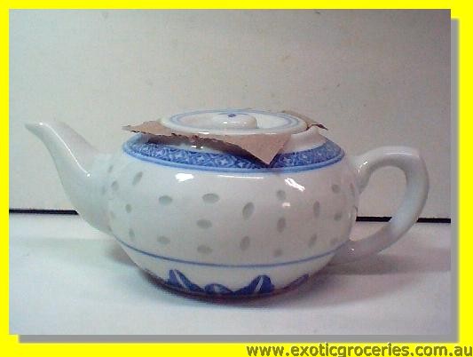 Rice Pattern Teapot 5.5" (K0062B-L)