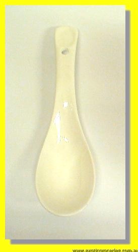 White Spoon 6" KH053G