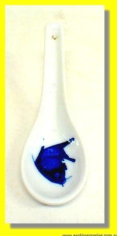 Blue Fish Spoon 5.5\" K0115B