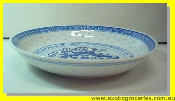 Rice Pattern Round Dish 9" (K0057D)