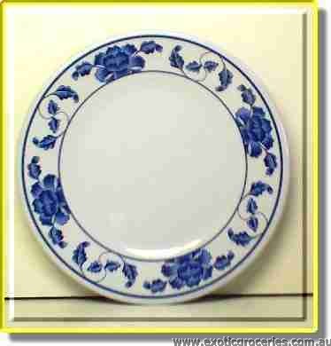 Blue Melamine Plate 7\" 1107T
