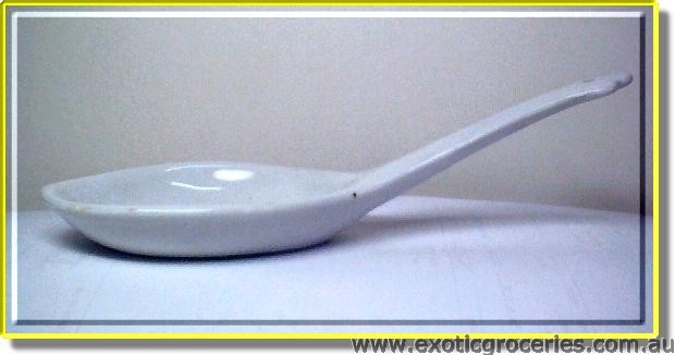 Large White Spoon