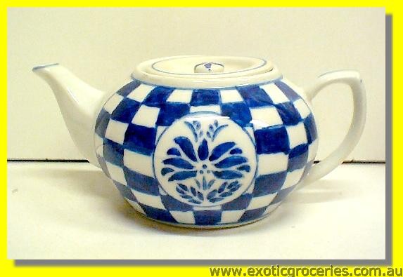 Blue Floral Teapot 13cm