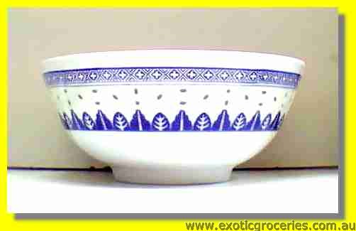 Blue Melamine Bowl Rice Pattern 5208
