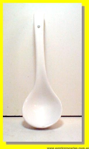 Large White Soup Spoon M035