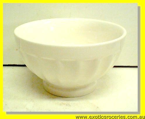White Ribbon Bowl 5" M472