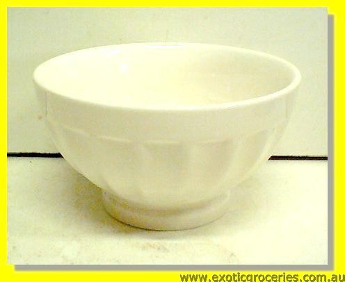 White Ribbon Bowl 6" M473