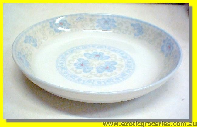 Blue Floral Dish 20cm