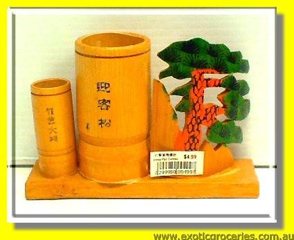 Bamboo Pen Container