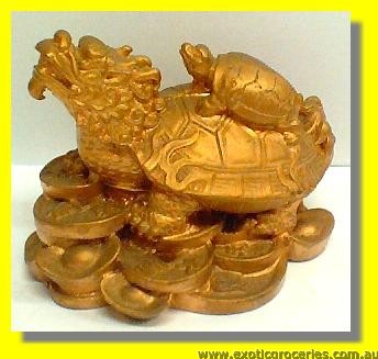 Lucky Money Golden Dragon Turtle