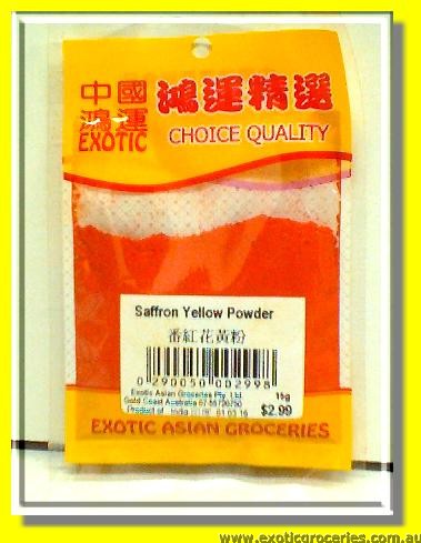 Saffron Yellow Powder