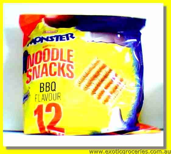 Monster Noodle Snack BBQ Flavour 12packs