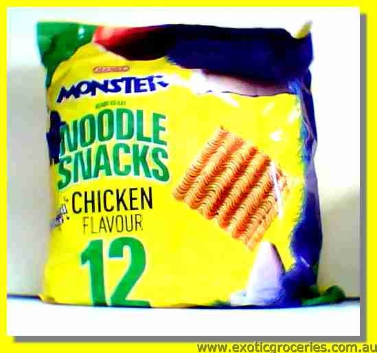 Monster Noodle Snack Chicken Flavour 12packs