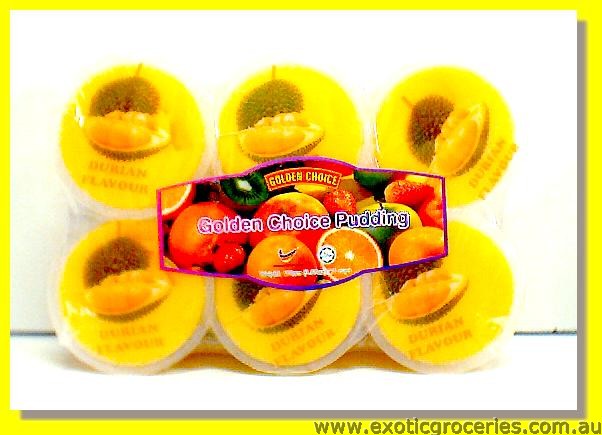 Durian Flavour Pudding with Nata De Coco 6cups