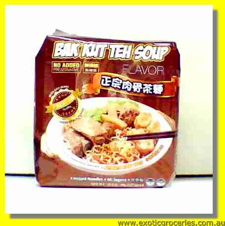 BakKutTeh Soup Flavour Instant Noodles 4pkts