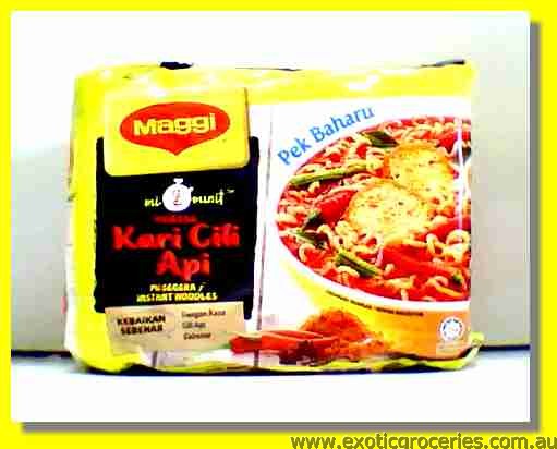 Instant Noodle Kari Cili Api Flavour 5pkts