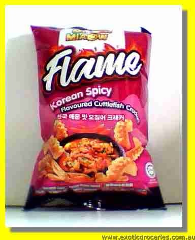 Flame Korean Spicy Flavoured Cuttlefish Crackers